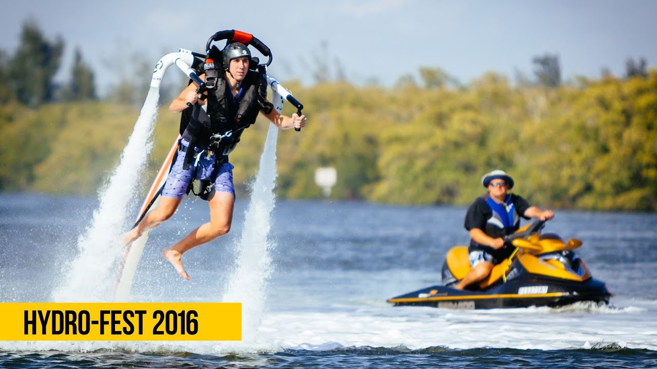 ТРЮКИ НА ДЖЕТПАКАХ, ДЖЕТБОРДАХ И ДЖЕТБАЙКАХ | Hydro-Fest 2016 джетпакинг, джетбординг и джетбайкинг
