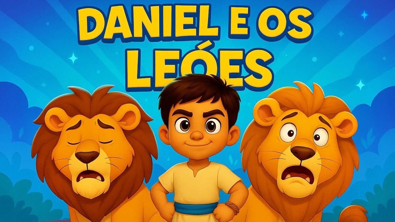 Daniel e os Le&otilde;es 🦁 M&uacute;sica Crist&atilde; Infantil da B&iacute;blia | Promessinhas