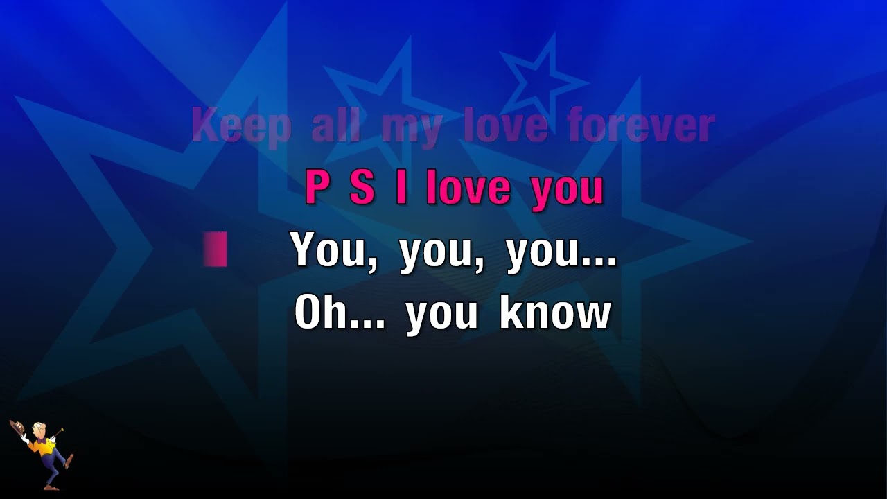 P S I Love You - Beatles (KARAOKE)