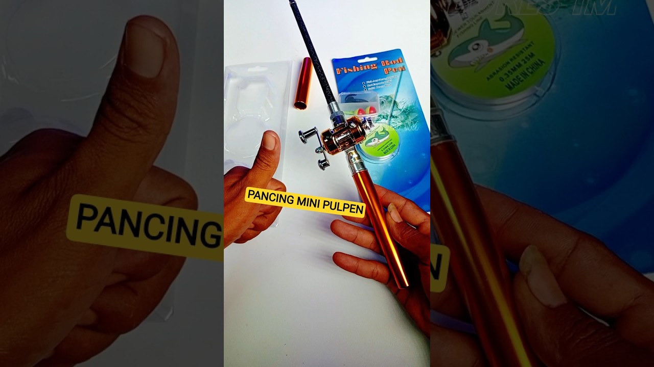 Rekomendasi pancing mini pulpen satu paket 