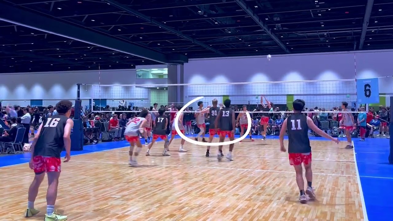 Jackson Bloom '25 Middle Blocker For Mountain View Volleyball Club 2024 NorCal Cup Highlights