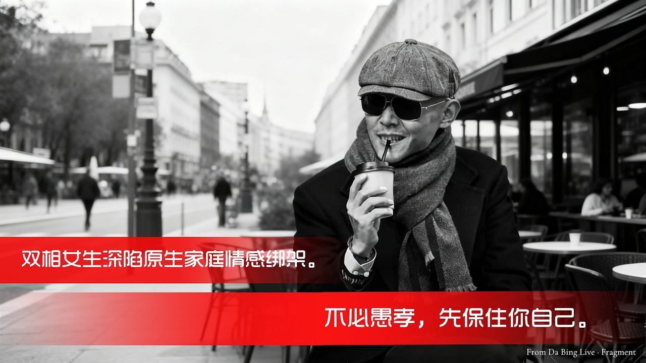 双相女生深陷原生家庭情感绑架。大冰：不必愚孝，先保住你自己。