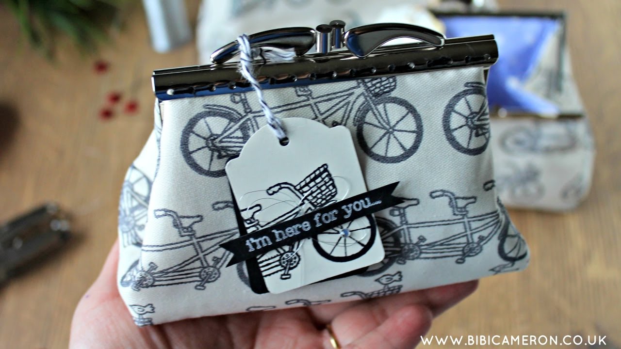 DIY  Pattern for clutch purses  with metal frames and custom fabric ( Part 1 of 2)