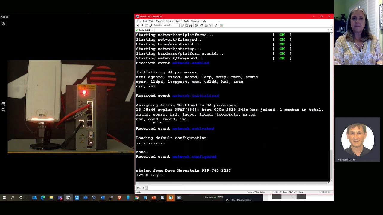 Allied Telesis Continuous POE Demo