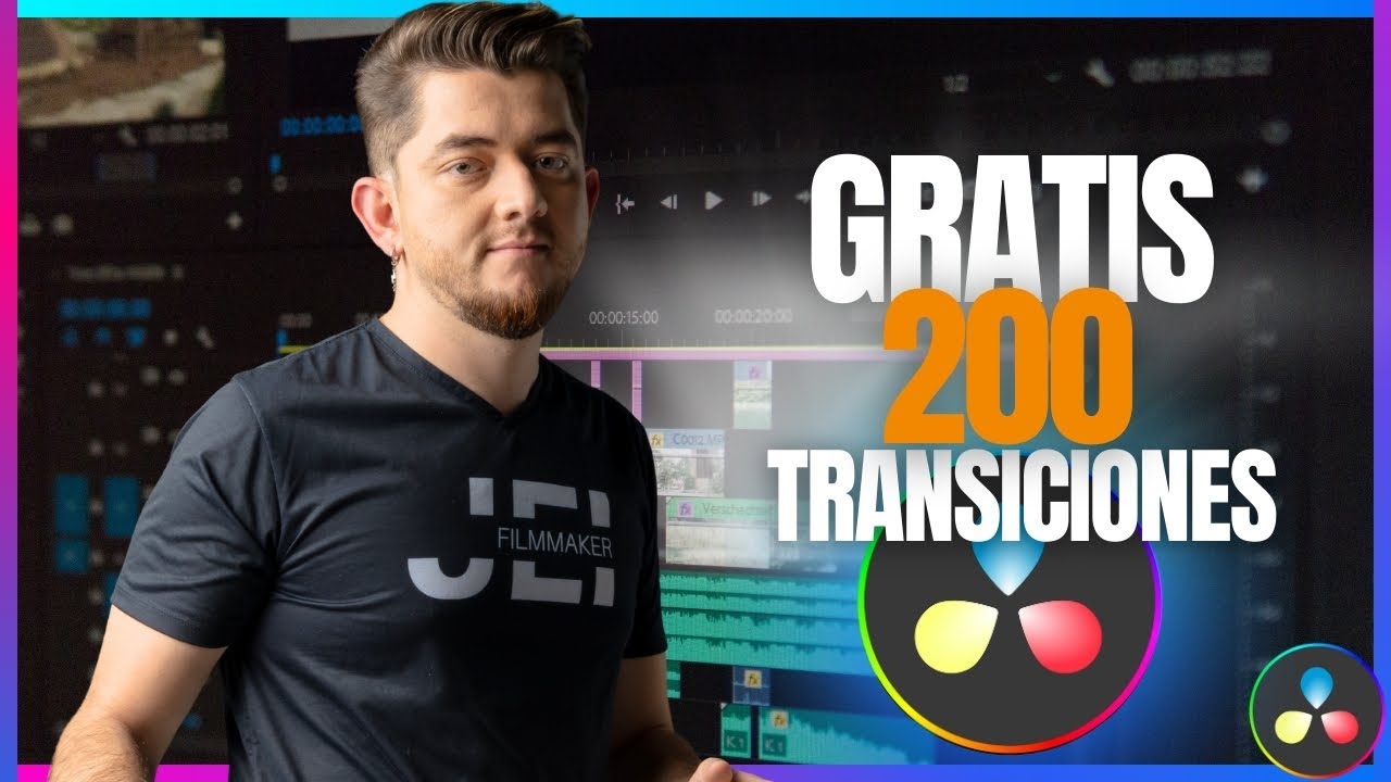 🆓 200 TRANSICIONES ÉPICAS GRATIS 🤯 para DaVinci Resolve 20 | Partículas PRO 2026
