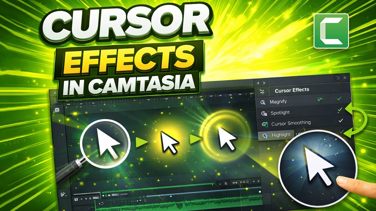 How to Use Cursor Effects in Camtasia |Urdu/Hindi Tutorial |Quick Fix Up