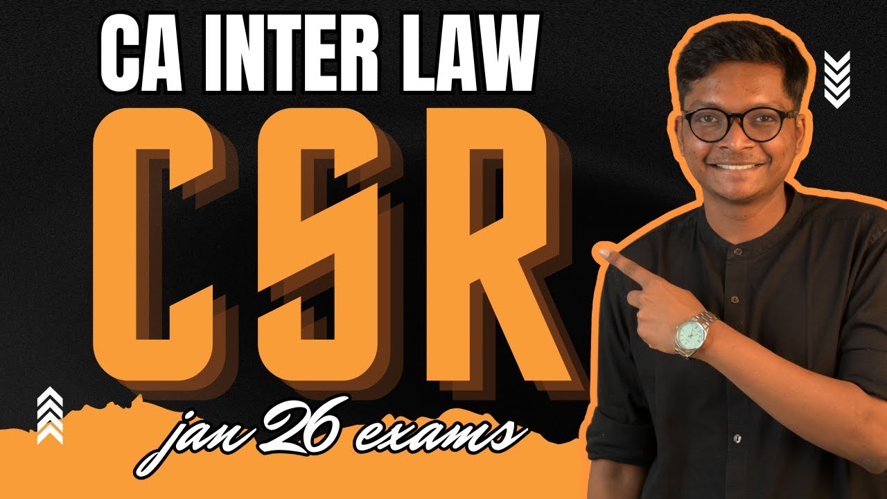 CSR - CA Inter Law - Jan 26 Exams - S.135