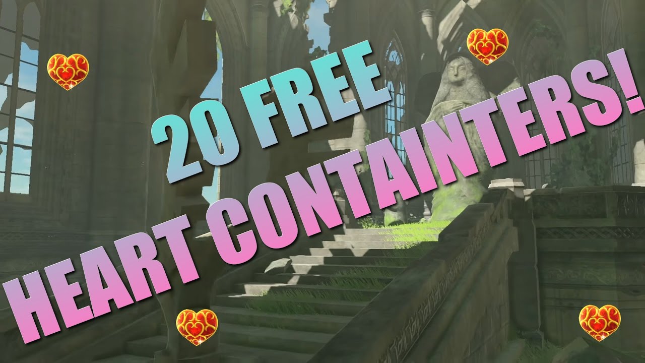 Руководства Breath of the Wild — 20 бесплатных контейнеров-сердец!