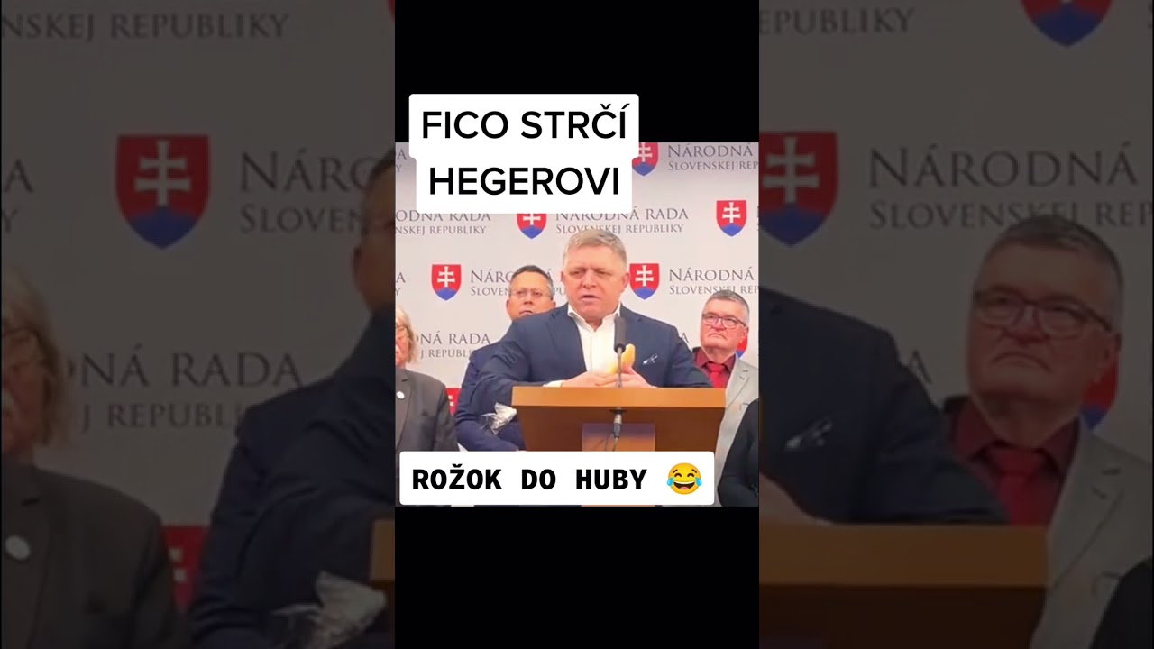 rožok do Hegerovej huby #fico #heger #matovic #olano #pellegrini #hlas #politika#parlament#slovensko