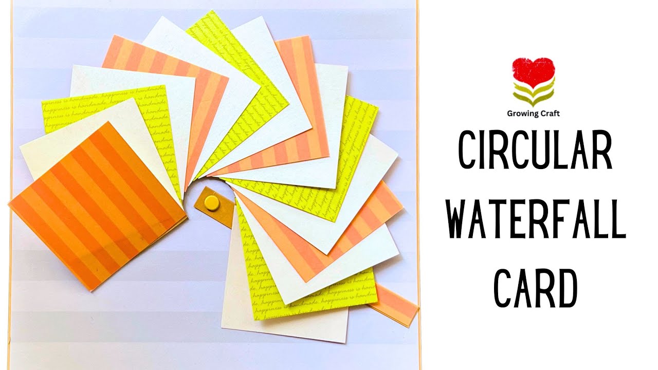LÀM THIỆP DÀNH CHO NGÀY CỦA MẸ || LÀM THIỆP BẬT ẢNH - DIY Circular Waterfall Card Tutorial
