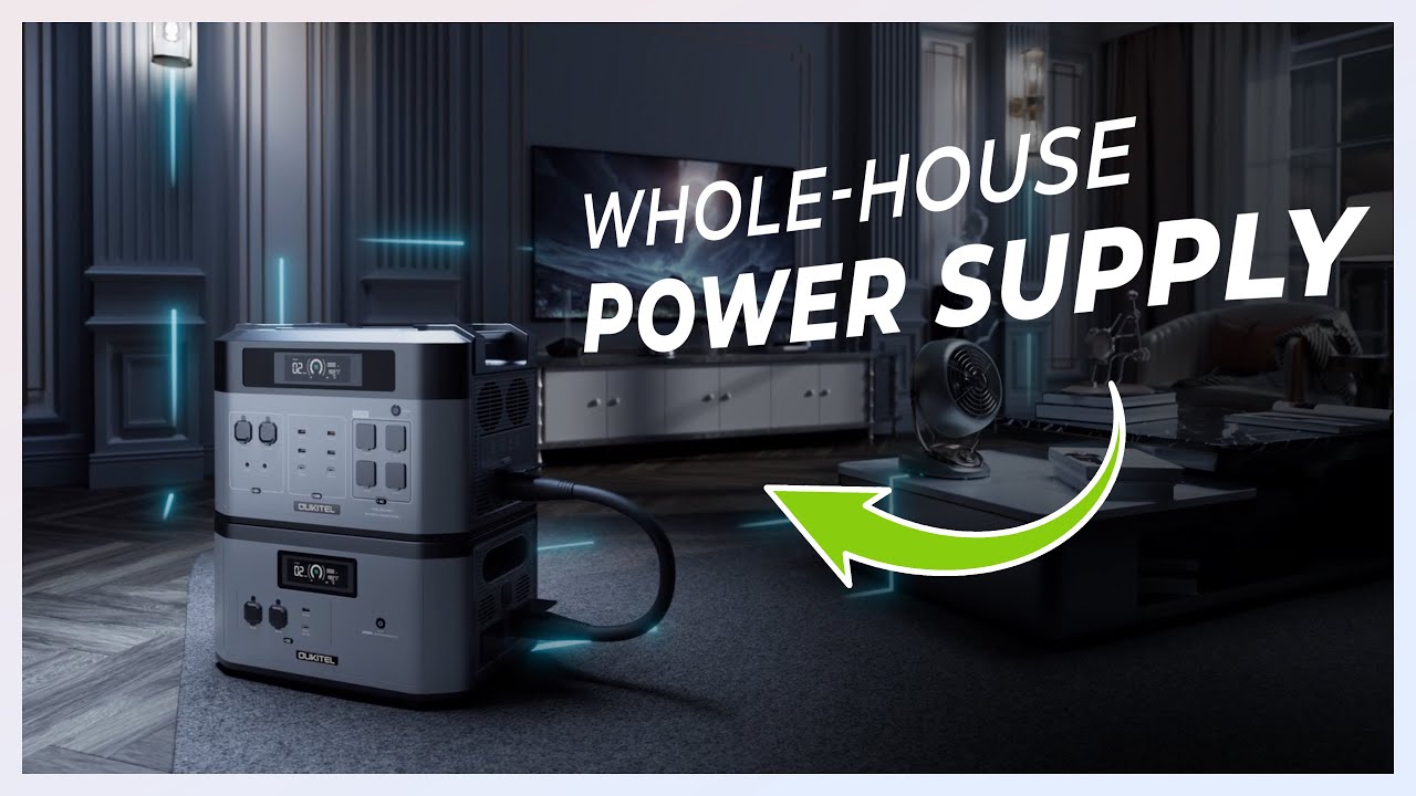 OUKITEL POWER | Revolutionize Your Life with Whole Home Backup Power Supply!