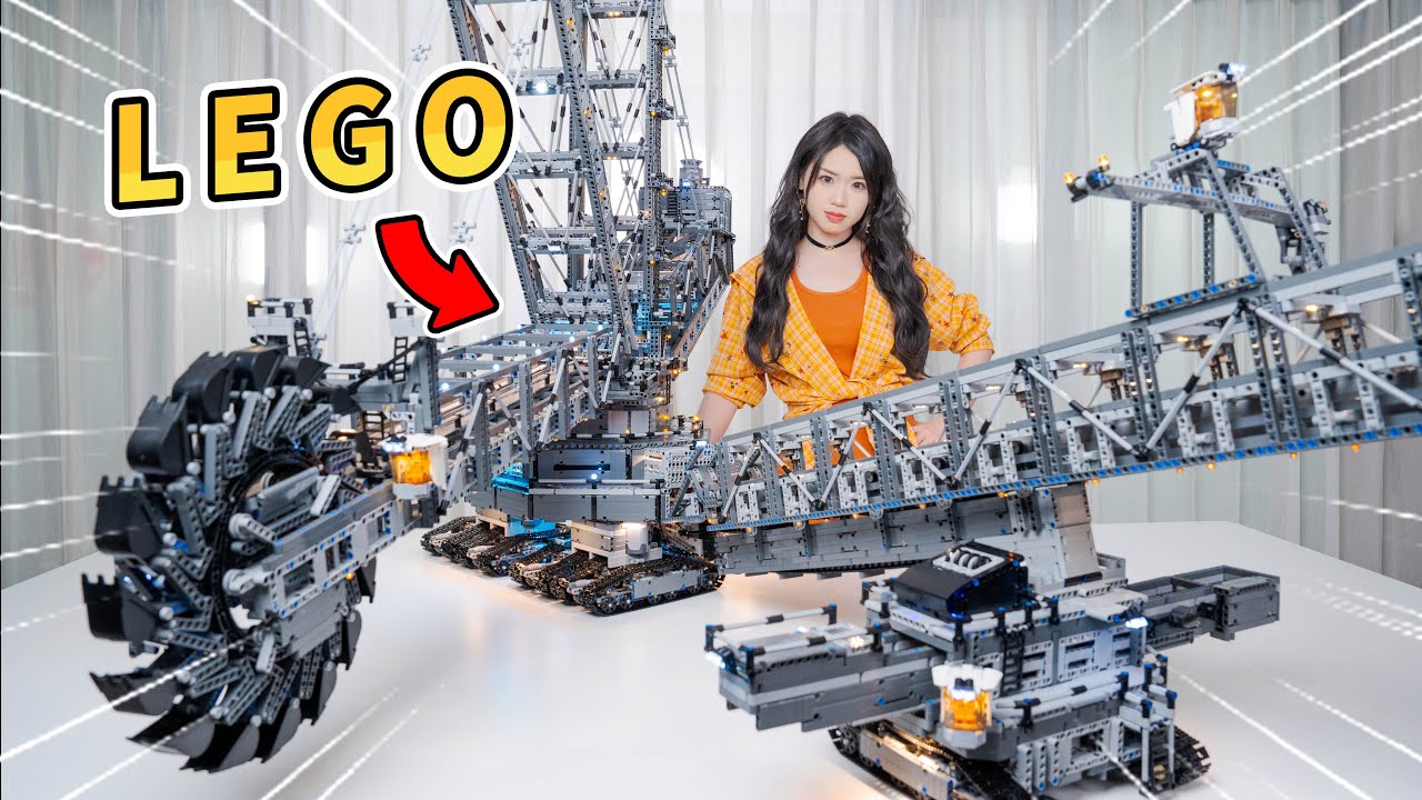時代的狂，挖掘的王！我造出了終極LEGO斗輪挖掘機！Bagger 288 MOC