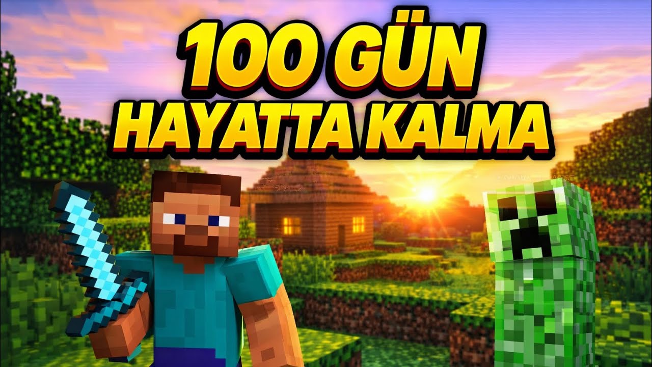 MİNECRAFT’TA 100 GÜN HAYATTA KALMA BAŞLIYOR| #1