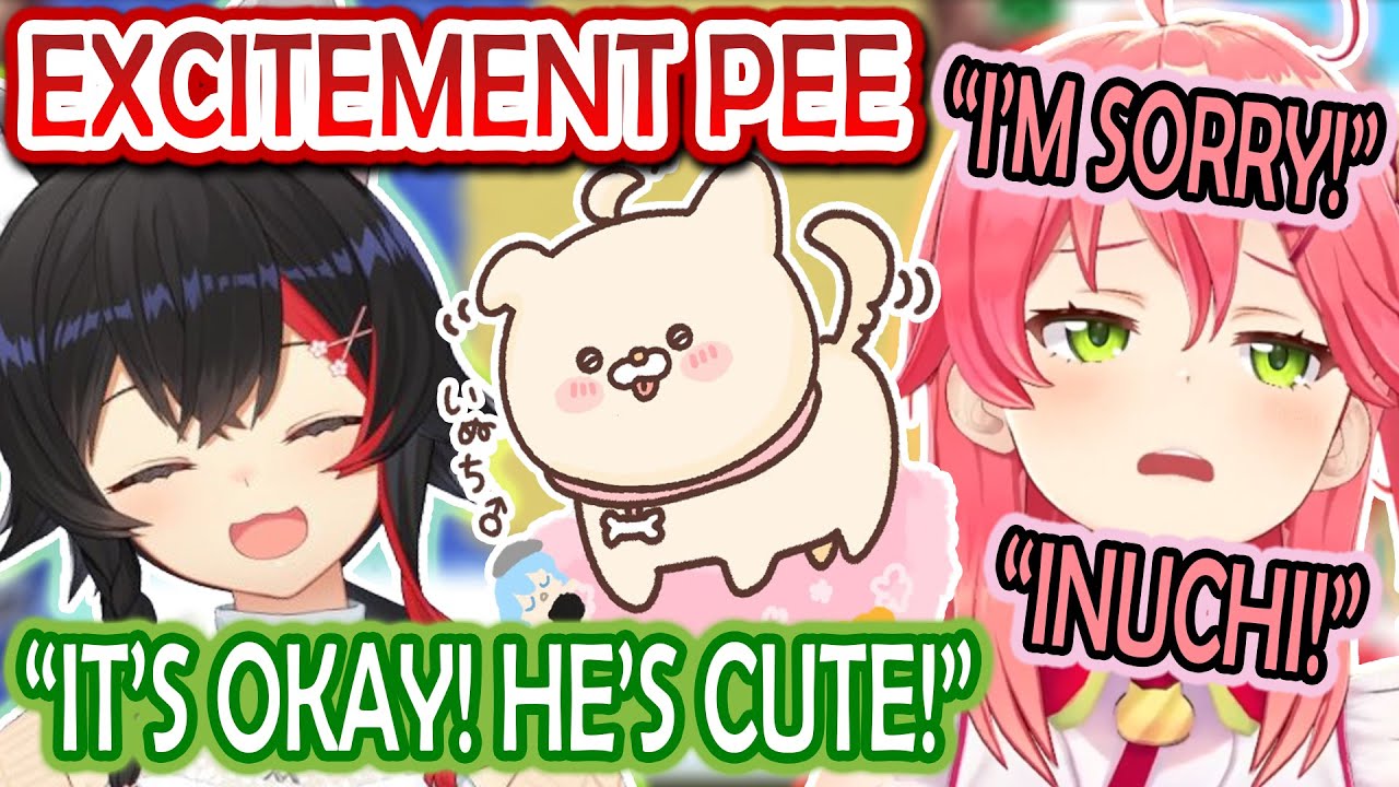 Miko's Dog Accidentally Pees on Mio Because He's Too Excited