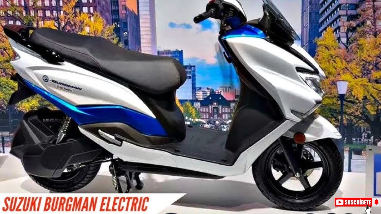 Suzuki Burgman Electric | Скоро в продаже Suzuki Burgman EV | Подробное видео с характеристиками
