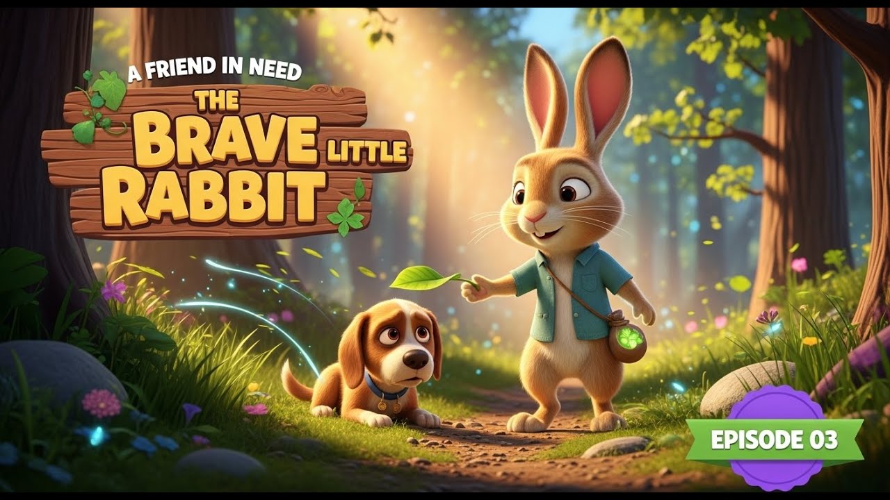 The Brave Little Rabbit | Episode 3 | 3D Animated Series for Kids
