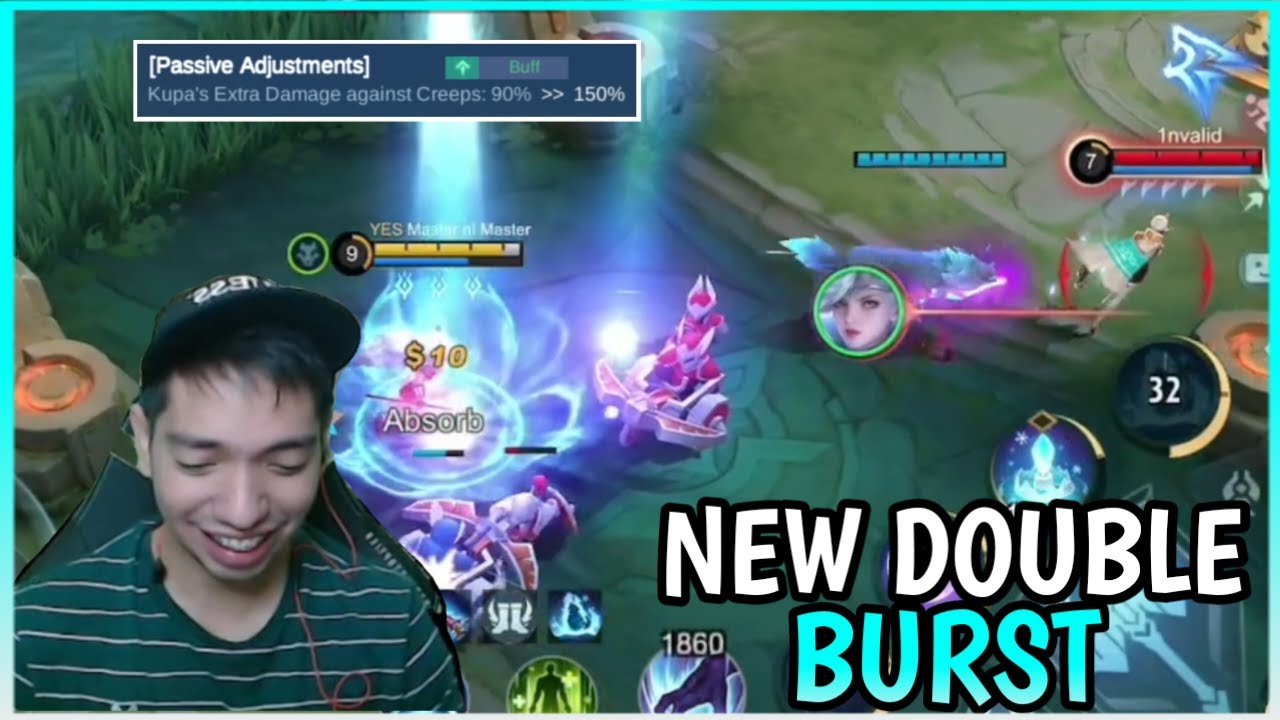 New Double Burst on Buff Popol and Kupa | Popol and Kupa Gameplay | MLBB