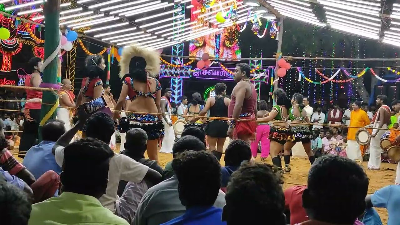 ஆழ்வார் கற்குளம் மலை பார்வதி அம்மன் கோவில் திருவிழா கரகாட்டம் 2023