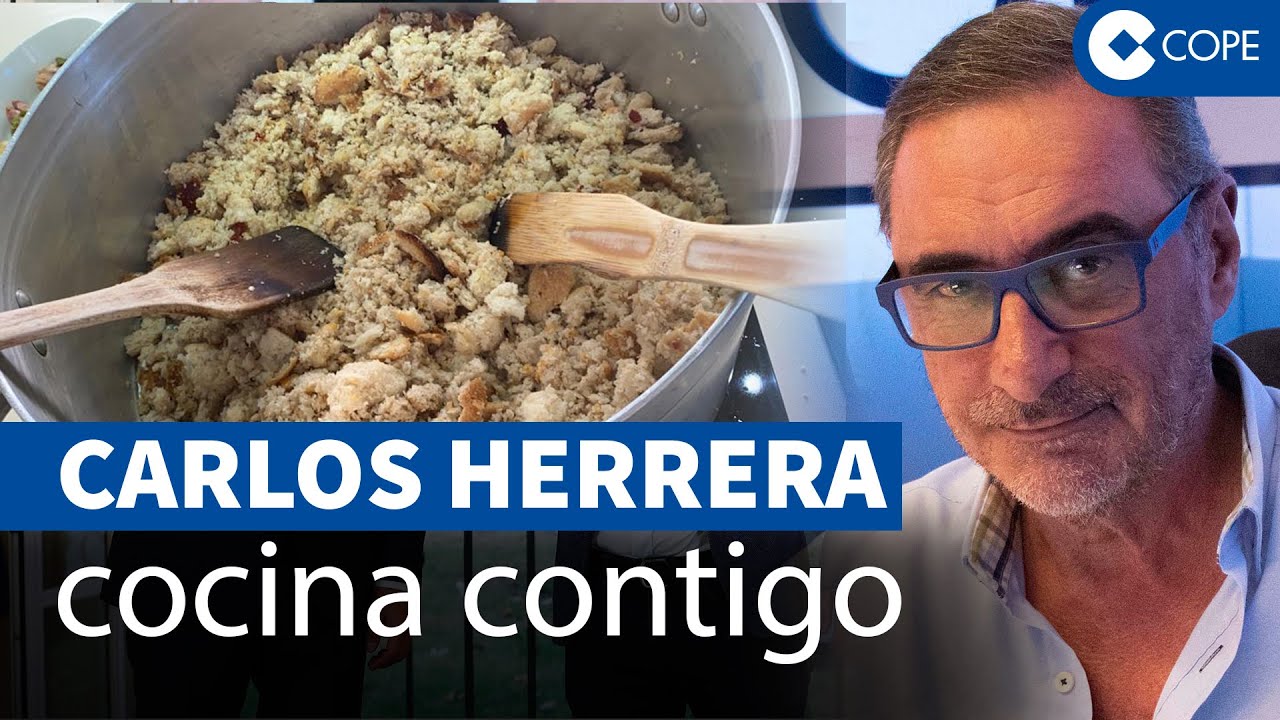 Carlos Herrera te enseña su receta de migas de pan