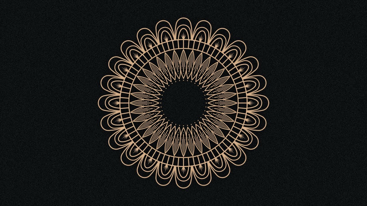 Mandala Design with Using Symbols in Affinity Designer