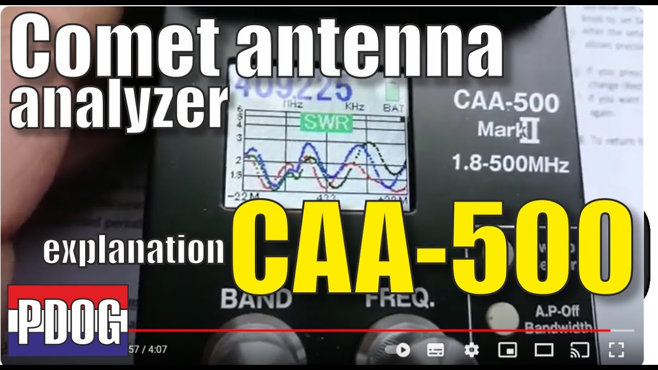 Comet antenna analyzer CAA-500 70cm Astroplane