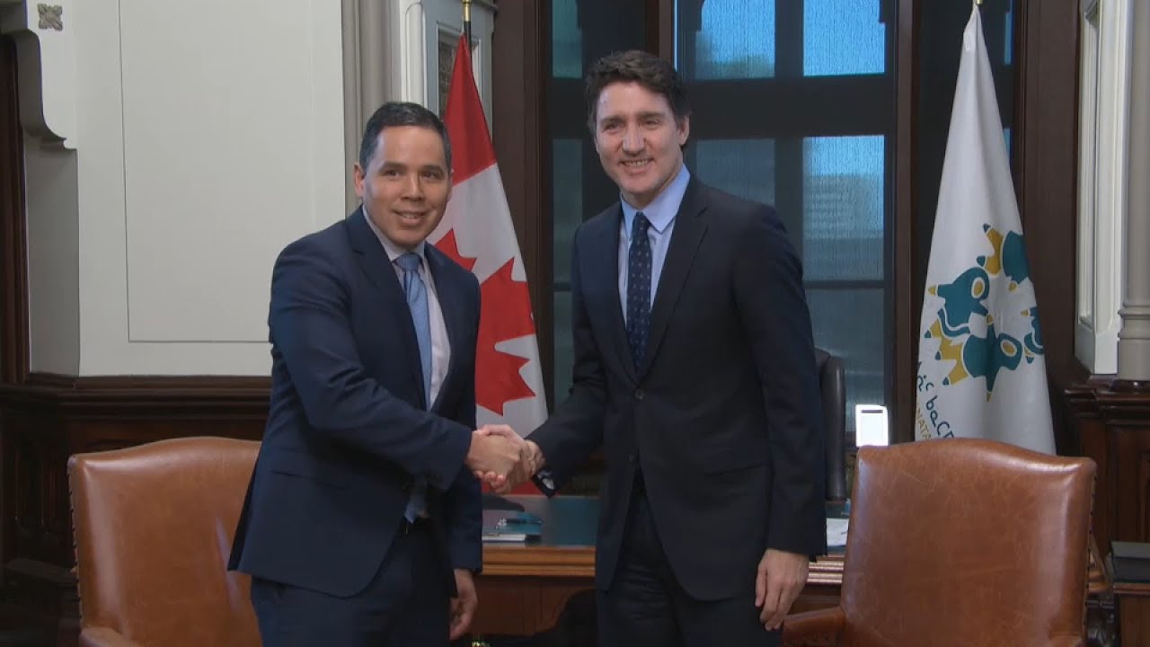 PM Justin Trudeau and national Inuit leader Natan Obed meet in Ottawa &ndash; March 12, 2024