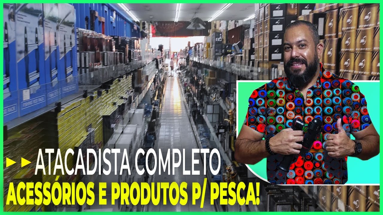 ARTIGOS PARA PESCA NO ATACADO! DISTRIBUIDOR COMPLETO! #576