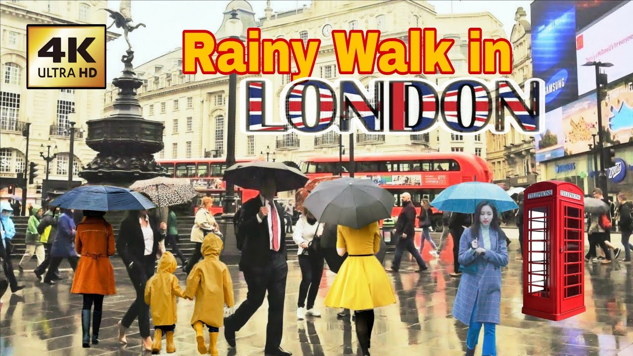 4K-This Rainy Walk in LONDON⛽️ Changed How I See the City.