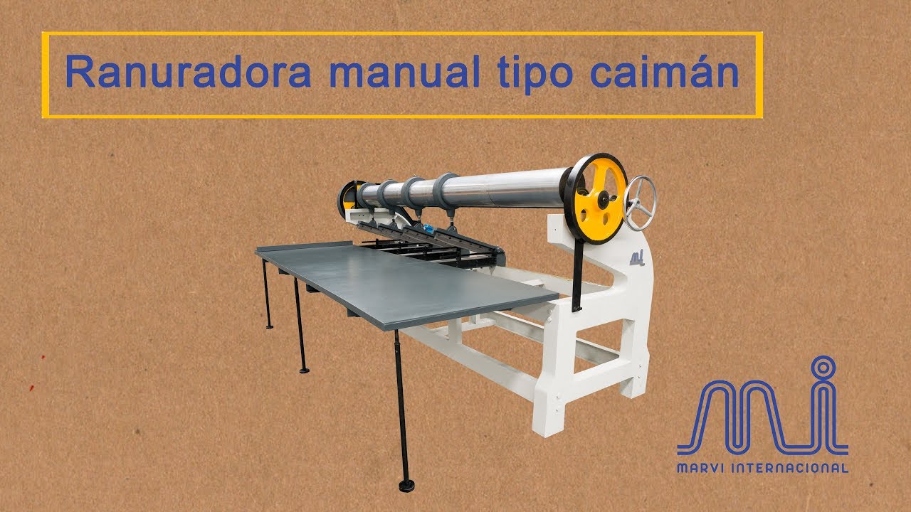 Marvi Internacional Ranuradora Manual tipo caimán SM 2400