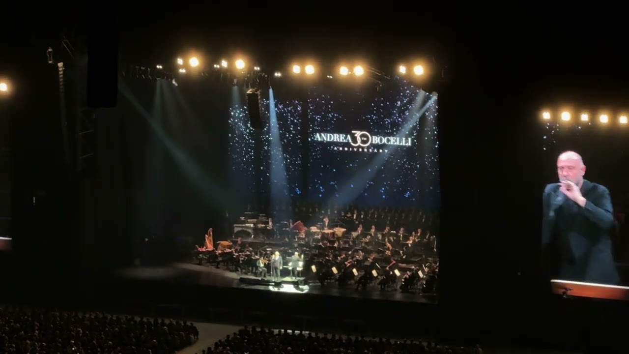 【3 Surprise songs】 -  Andrea Bocelli @Taipei Dome 2025