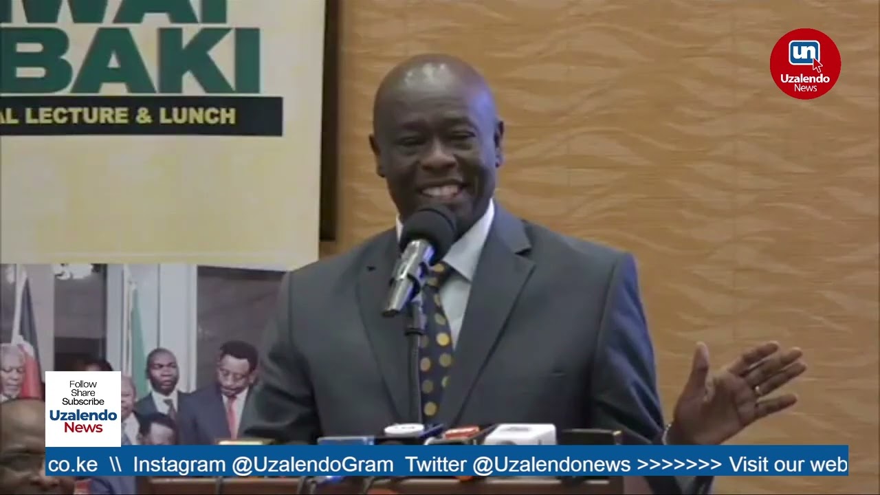 I'll start speaking once a week - Former DP Gachagua's SPEECH at Mwai Kibaki's memorial service