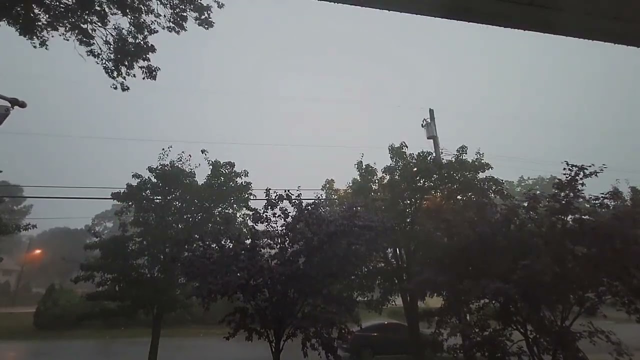 Lightning and thunder, Manahawkin New Jersey, Tuesday July 1st