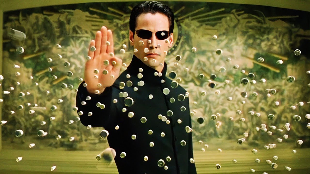 شخص بيكتشف انه عنده قوه خارقه وبيتحكم في اى حاجه وكله بيدور عليه بس محدش بيقدر عليه The matrix