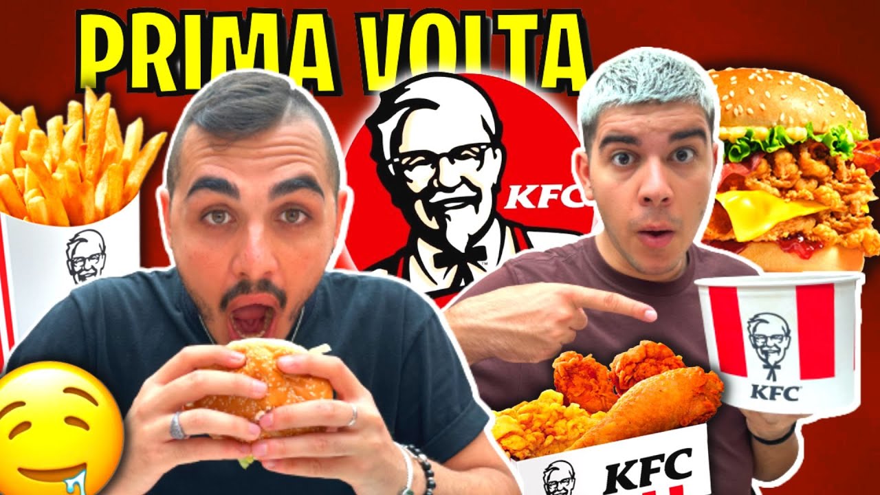 🍔🍟 MANGIO PER LA PRIMA VOLTA KFC con 