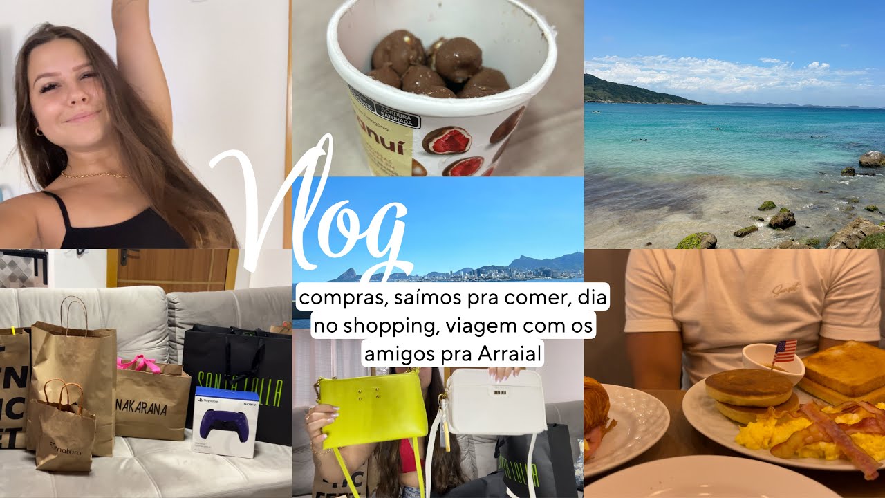 Vlog: dia de compras, saímos pra comer, lua de mel