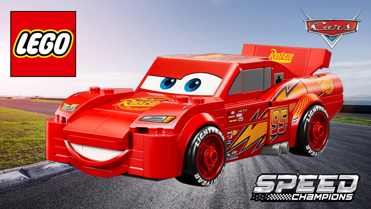 LEGO Speed Champions 77255 Lightning McQueen Unboxing and Speed Build