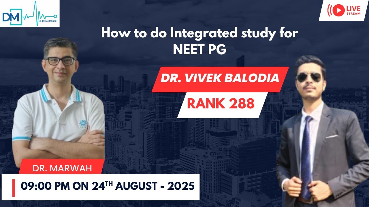 How to do Integrated study for NEET PG | Dr. Vivek Balodia
