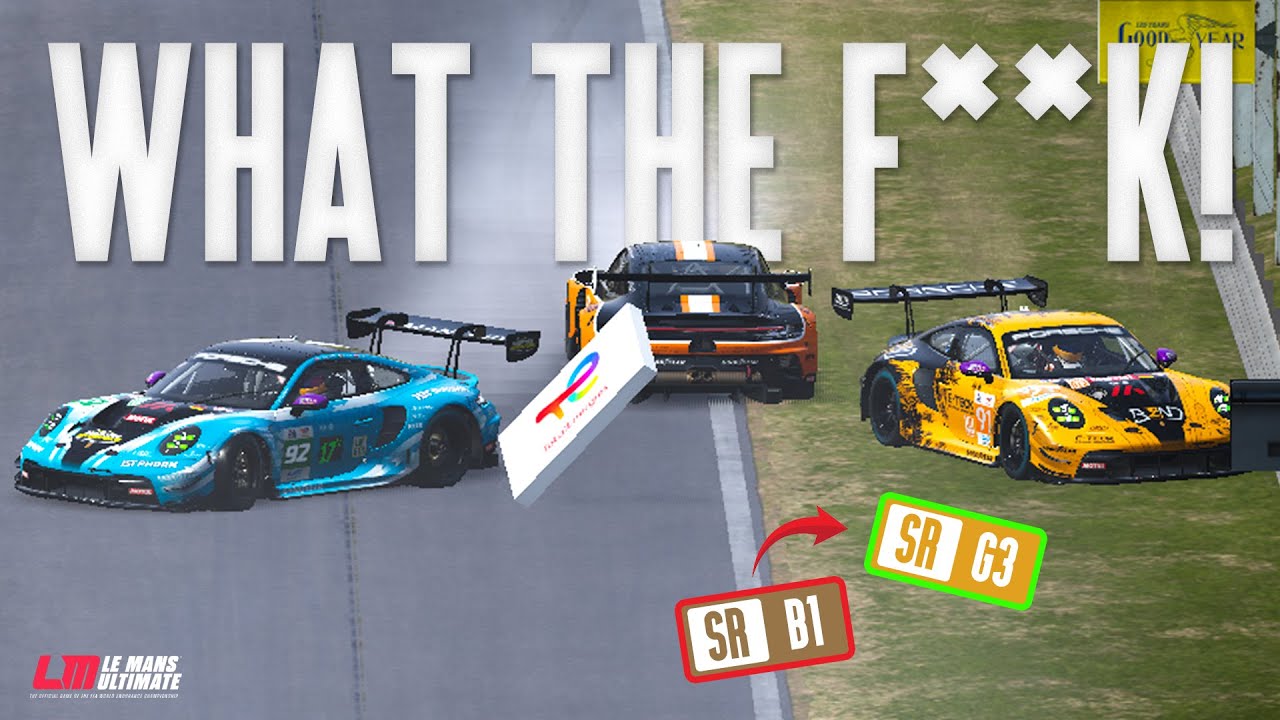 Carnage at WET MONZA in BRONZE SAFETY RATING LOBBIES in Le Mans Ultimate 🔥