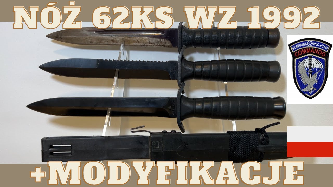 N&Oacute;Ż Z 62 KOMPANII SPECJALNEJ I JEGO WERSJE PO LIFCIE