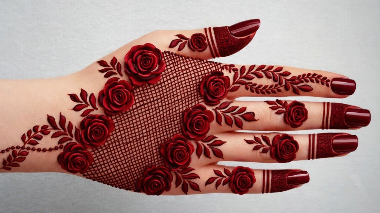 Simple Back Hand Mehndi design|| Stylish Back Hand Mehndi Design|| Mehndi Design|| Mehndi Designs||