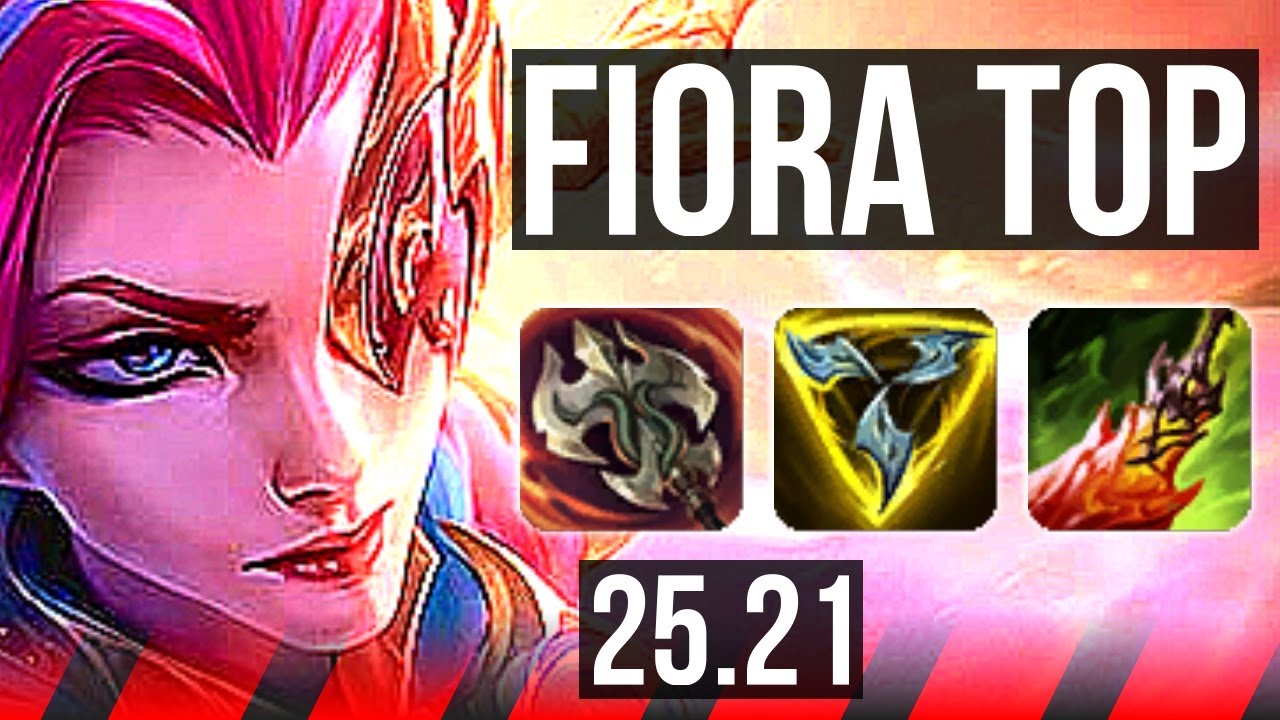 FIORA vs YONE (TOP) | 15/0/4, 9 solo kills, Legendary | KR Master | 25.21