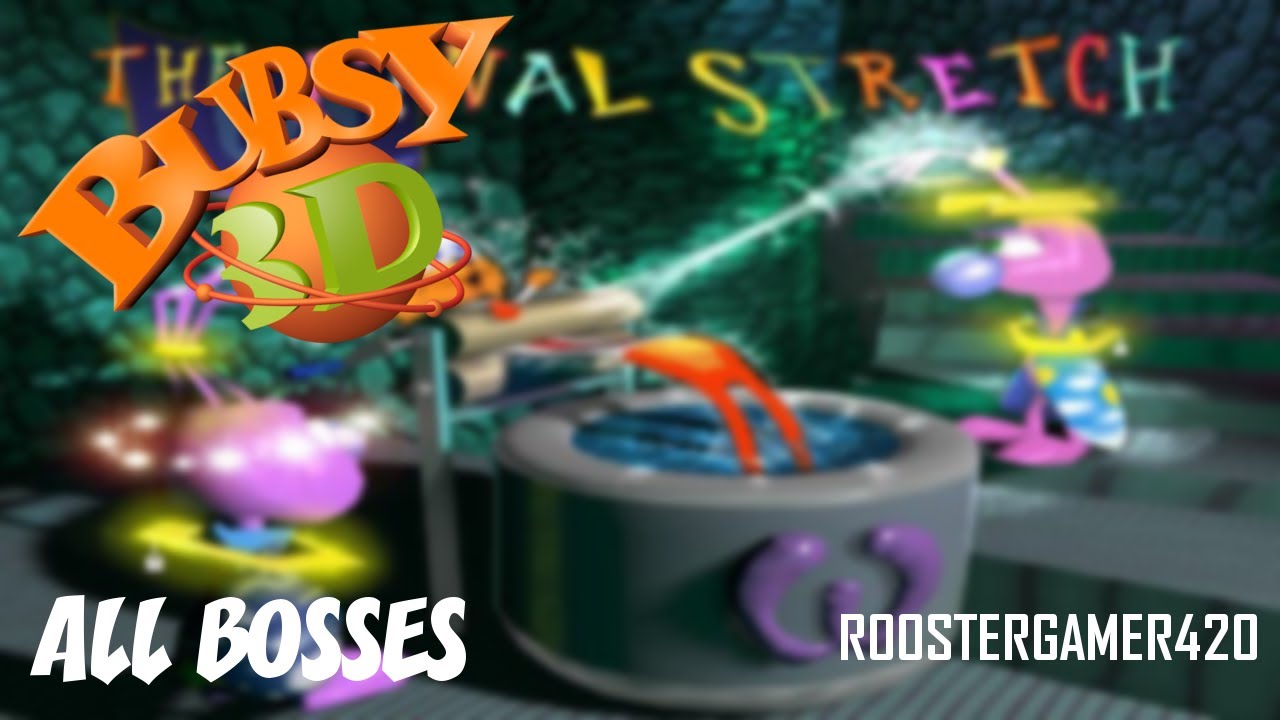 Bubsy 3D: Furbitten Planet - All Bosses - RoosterGamerB3D