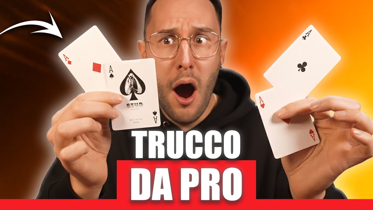IL TRUCCO CON LE CARTE PIÙ FORTE CHE FARAI! (Da professionista)