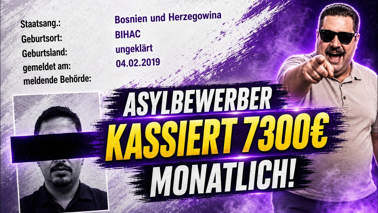 7300 Euro Stütze monatlich für abgelehnten Asylbewerber