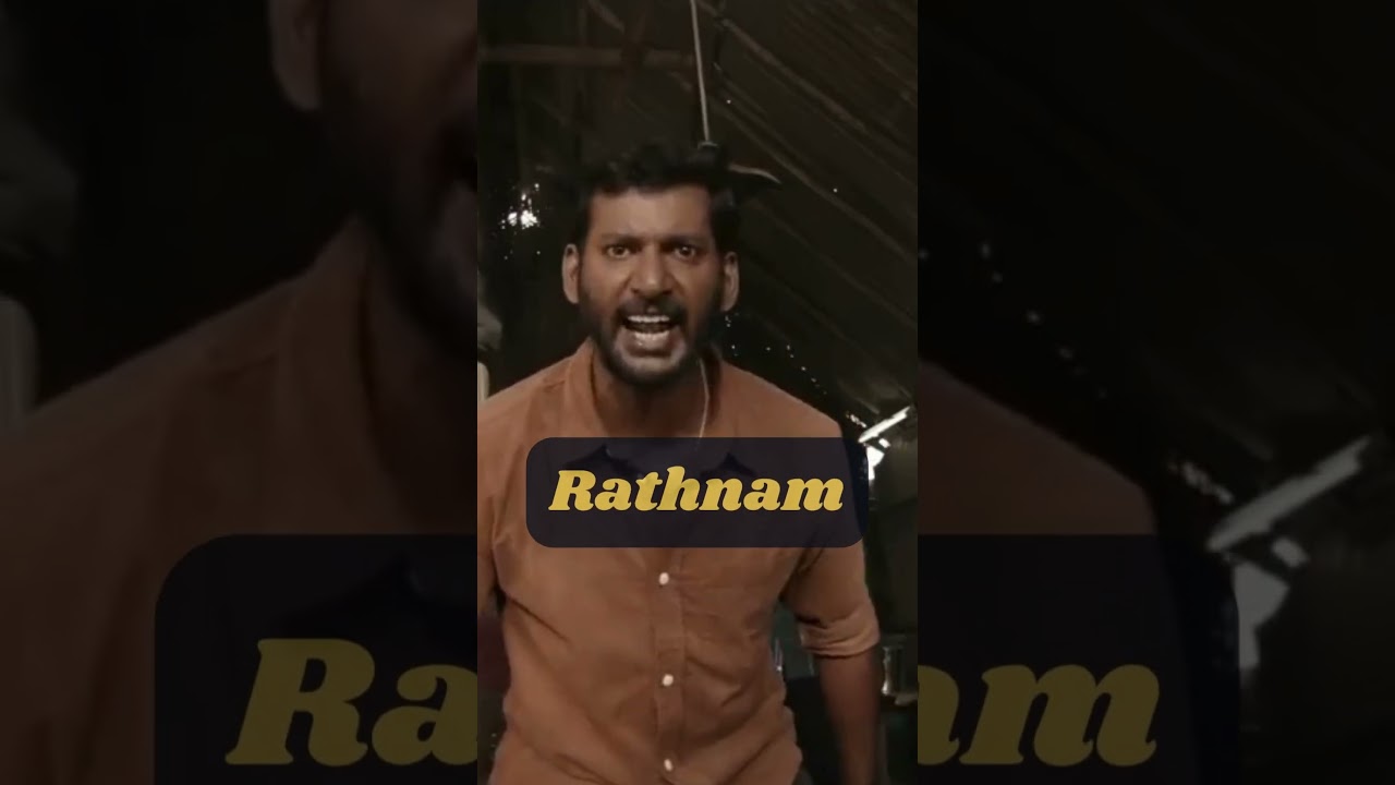 Rathnam -Vishal, Priya Bhavani Shankar#Rathnam #Rathnammovie #Vishal  #SinduriVishal#RathnamTrailer