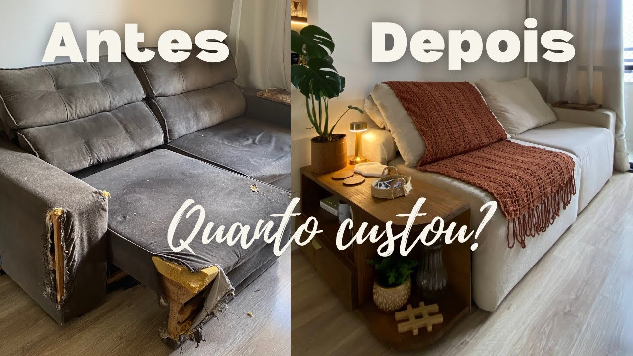 Quanto Custou Reformar Meu Sofá? 💸 | Do Lixo ao Luxo