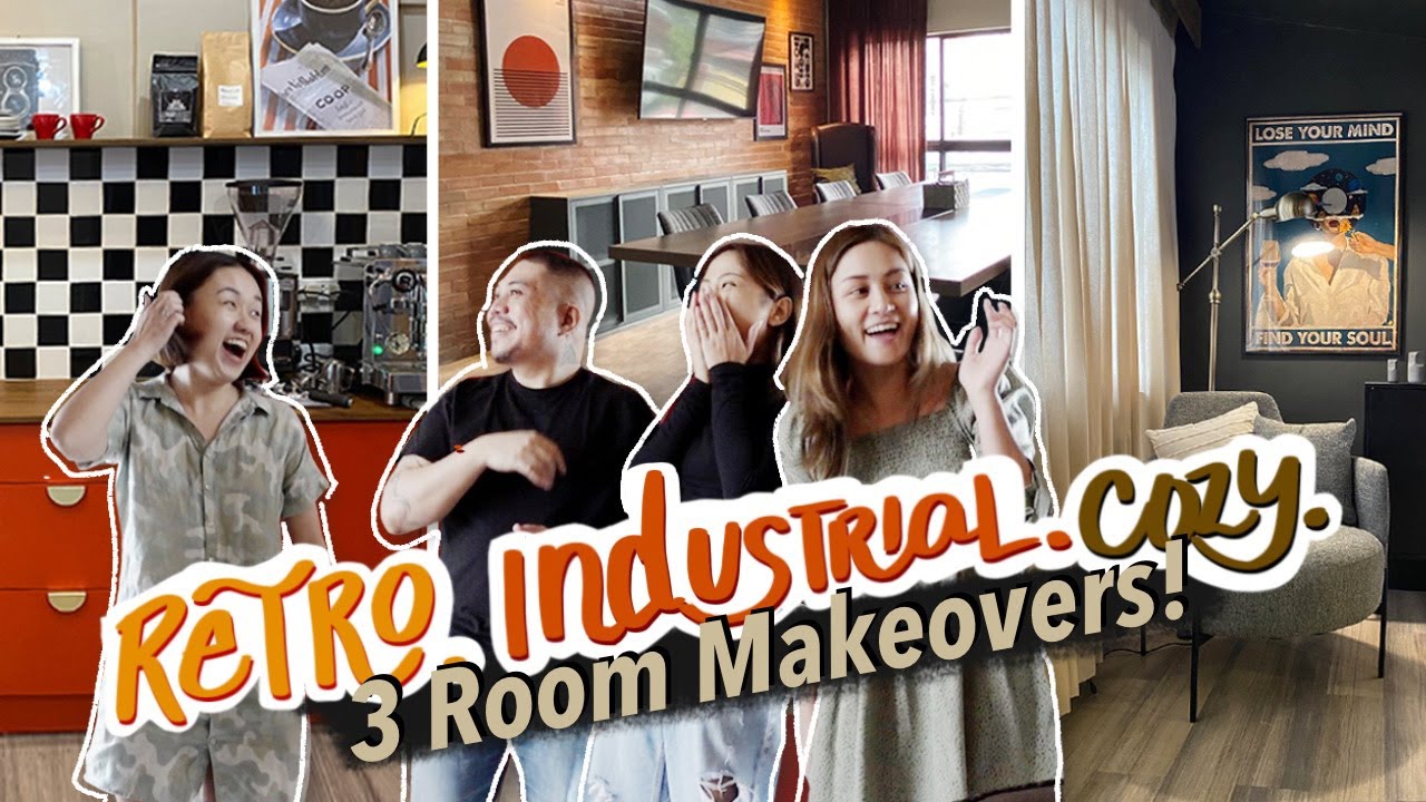 3 ROOM MAKEOVERS!!!​​🌟​ Retro, Industrial, Cozy Coffee Shop Vibes ☕️👩‍💻// by Elle Uy