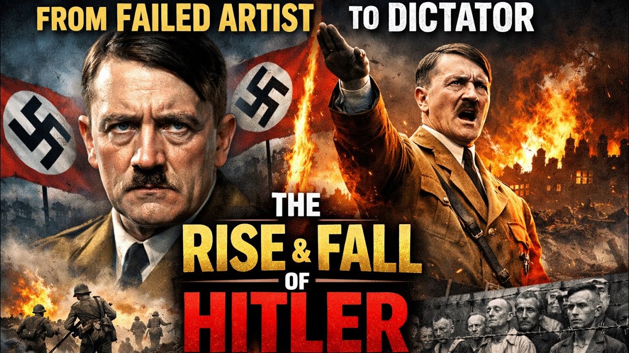Adolf Hitler: From Failed Artist to Dictator | Full Life Story & Dark Truth | WWII Documentary