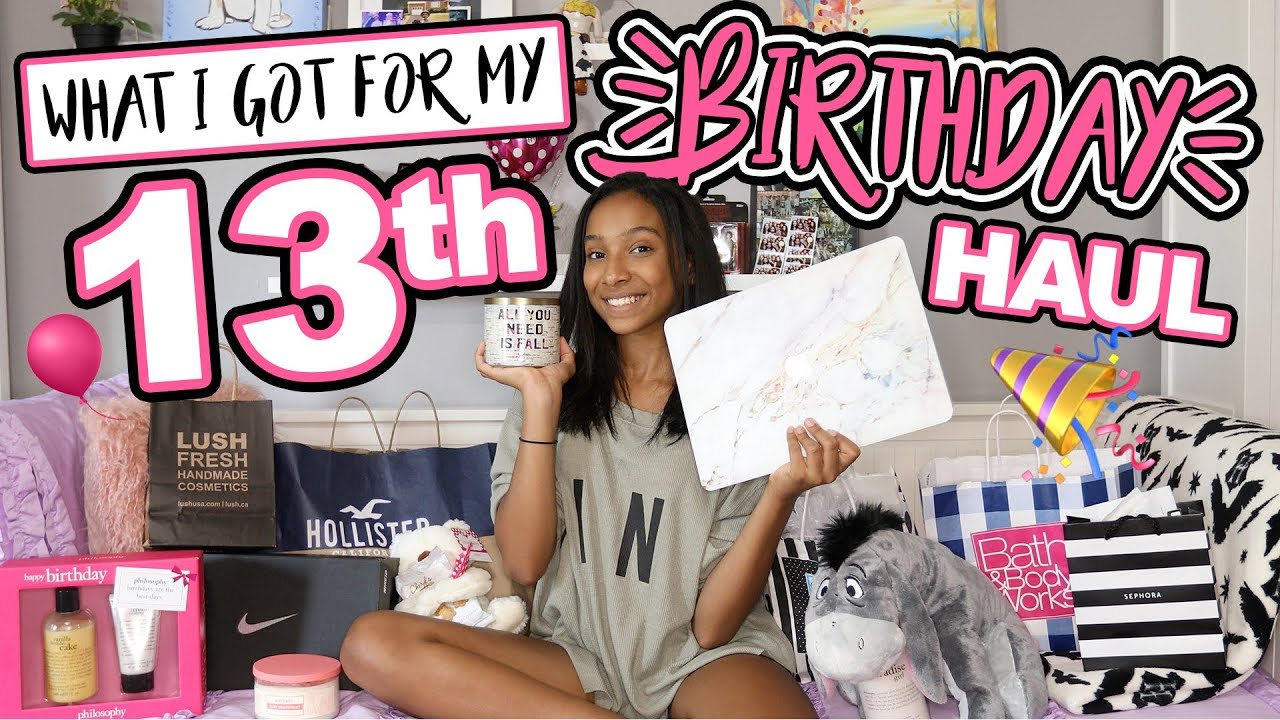 What I Got for My 13th Birthday Haul | Morgan Jean