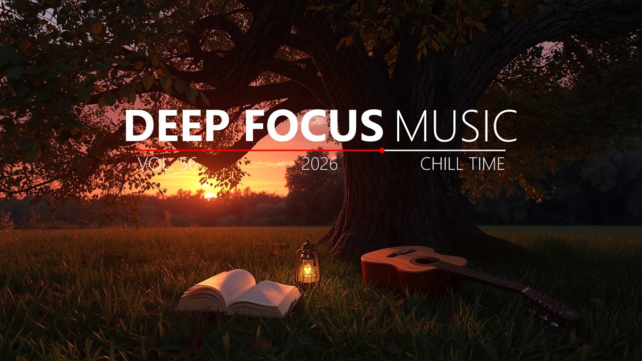 Quiet Acoustic Focus | Calm Instrumental Music for Studying, Coding & Deep Work Chill Time Music Hub